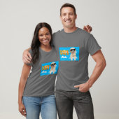 ゴールデンレトリバーの愛を超えた8ビットゲーム2 Tシャツ (ユニセックス)