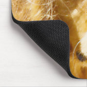 ゴールデンレトリバーの水色 マウスパッド (コーナー)