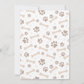 ゴールデンレトリバーの犬の養子縁組、記念すべき初日 カード (裏面)