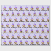 ゴールデンレトリバーの誕生日 ラッピングペーパー (フラット)