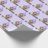 ゴールデンレトリバーの誕生日 ラッピングペーパー (角)