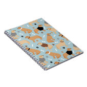 ゴールデンレトリバーの骨と前足 ノートブック (右側)