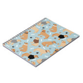 ゴールデンレトリバーの骨と前足 ノートブック (左側)