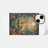 ゴールデンレトリバーイラストレーション Case-Mate iPhoneケース (裏面 (横))