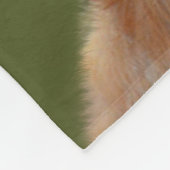 ゴールデンレトリバーカスタムドッグ、写真と名前、ペット フリースブランケット (角)