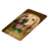 ゴールデンレトリバーキスメアイムアイリッシュセントパティ マグネット (左側)