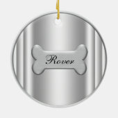 ゴールデンレトリバークリスマスツリーオーナメント セラミックオーナメント (裏面)