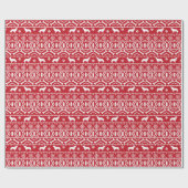 ゴールデンレトリバークリスマスドッグ ラッピングペーパー (フラット)