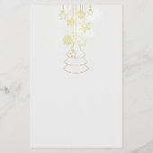 ゴールデンレトリバークリスマスパーティの招待状 チラシ (裏面)