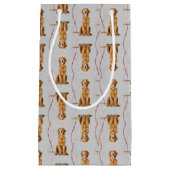 ゴールデンレトリバークリスマス抱き枕 スモールペーパーバッグ (正面)