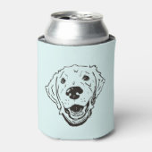 ゴールデンレトリバークーラーボックス。 缶クーラー (缶正面)