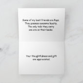 ゴールデンレトリバーサンキューブディーズカード サンキューカード (内部)