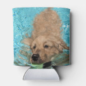 ゴールデンレトリバースイミング 缶クーラー (裏面)