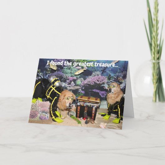 ゴールデンレトリバースキューバダイビングフレンドシップ カード (正面)