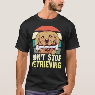 ゴールデンレトリバーストップーン検索の女性アイディア Tシャツ