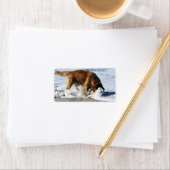 ゴールデンレトリバーストップ全員!私失ったの連絡 ラベル (インサイチュ)