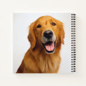 ゴールデンレトリバースマイル ノートブック (裏面)