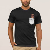 ゴールデンレトリバードッグあなたのペット名のアップロードカスタム Tシャツ (正面)