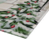 ゴールデンレトリバードッグクリスマス カッティングボード (角)