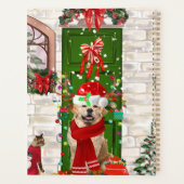 ゴールデンレトリバードッグクリスマス プランナー手帳 (裏面)