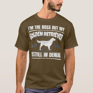 ゴールデンレトリバードッグトレーニングおもしろい犬恋人 Tシャツ