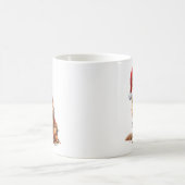 ゴールデンレトリバードッグパピースクリスマス コーヒーマグカップ (中央)