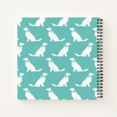 ゴールデンレトリバードッグパピー ノートブック (裏面)