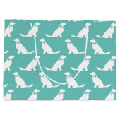 ゴールデンレトリバードッグパピー ラージペーパーバッグ (裏面)