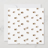 ゴールデンレトリバードッグムームパピーペット誕生日 カード (裏面)