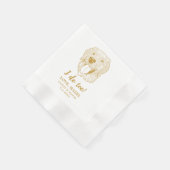 ゴールデンレトリバードッグ応援カスタムカクテル 縁ありカクテルナプキン (角)