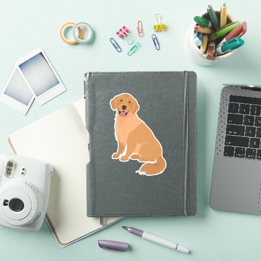 ゴールデンレトリバードッグ シール (iPadカバー)