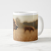 ゴールデンレトリバードッグ ジャンボコーヒーマグカップ (正面右)
