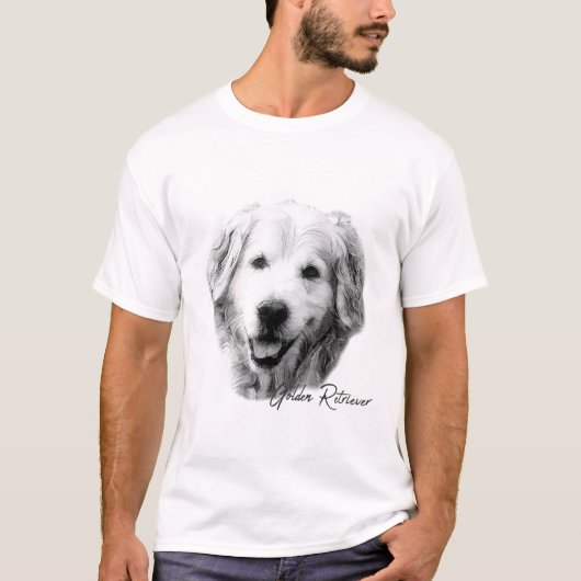 ゴールデンレトリバードッグ Tシャツ (正面)