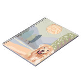 ゴールデンレトリバーノートブック ノートブック (左側)