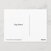 ゴールデンレトリバーハイバネーションステイ暖 ポストカード (裏面)