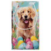 ゴールデンレトリバーハッピーイースター スモールペーパーバッグ (裏面)