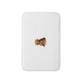 ゴールデンレトリバーハロウィーンドッグとパンプキンキャンディ バスマット (正面縦)