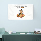 ゴールデンレトリバーハロウィーンドッグマイゴールデンリトリーブメント 横断幕 (トレードショー)