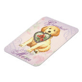 ゴールデンレトリバーハートママ マグネット (左側)