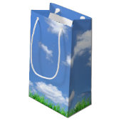 ゴールデンレトリバーパパ誕生日 スモールペーパーバッグ (裏面アングル)