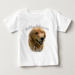 ゴールデンレトリバーパパ2 ベビーTシャツ