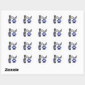 ゴールデンレトリバーパパ2 ラウンドシール (シート)