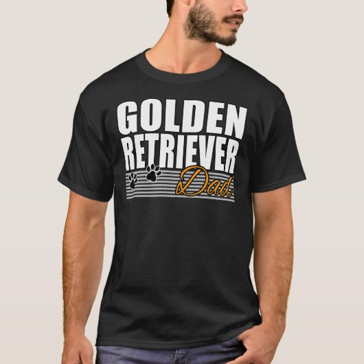 ゴールデンレトリバーパパ Tシャツ (正面)