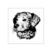 ゴールデンレトリバーパピードッグブリードヘッド ラバースタンプ (インプリント)