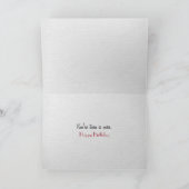 ゴールデンレトリバーパピー誕生日ユーモアカード カード (内部)