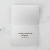 ゴールデンレトリバーパピー誕生日 カード (内部)