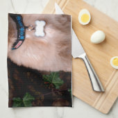 ゴールデンレトリバーパピー キッチンタオル (四つ折り)