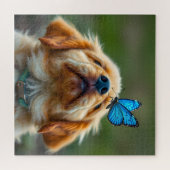 ゴールデンレトリバーパピー ジグソーパズル (横)