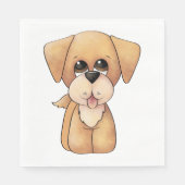 ゴールデンレトリバーパピー スタンダードランチョンナプキン (正面)