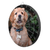 ゴールデンレトリバーパピー ダーツボード (正面右)